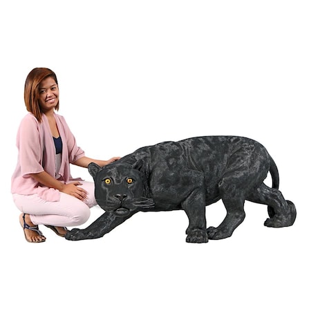 Design Toscano Shadowed Predator Black Panther Statue: Grande NE150002